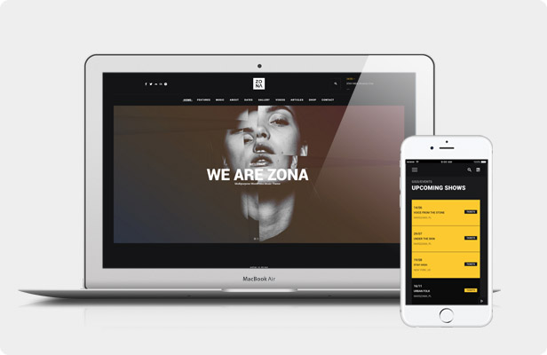 Zona WordPress Theme - Live Preview